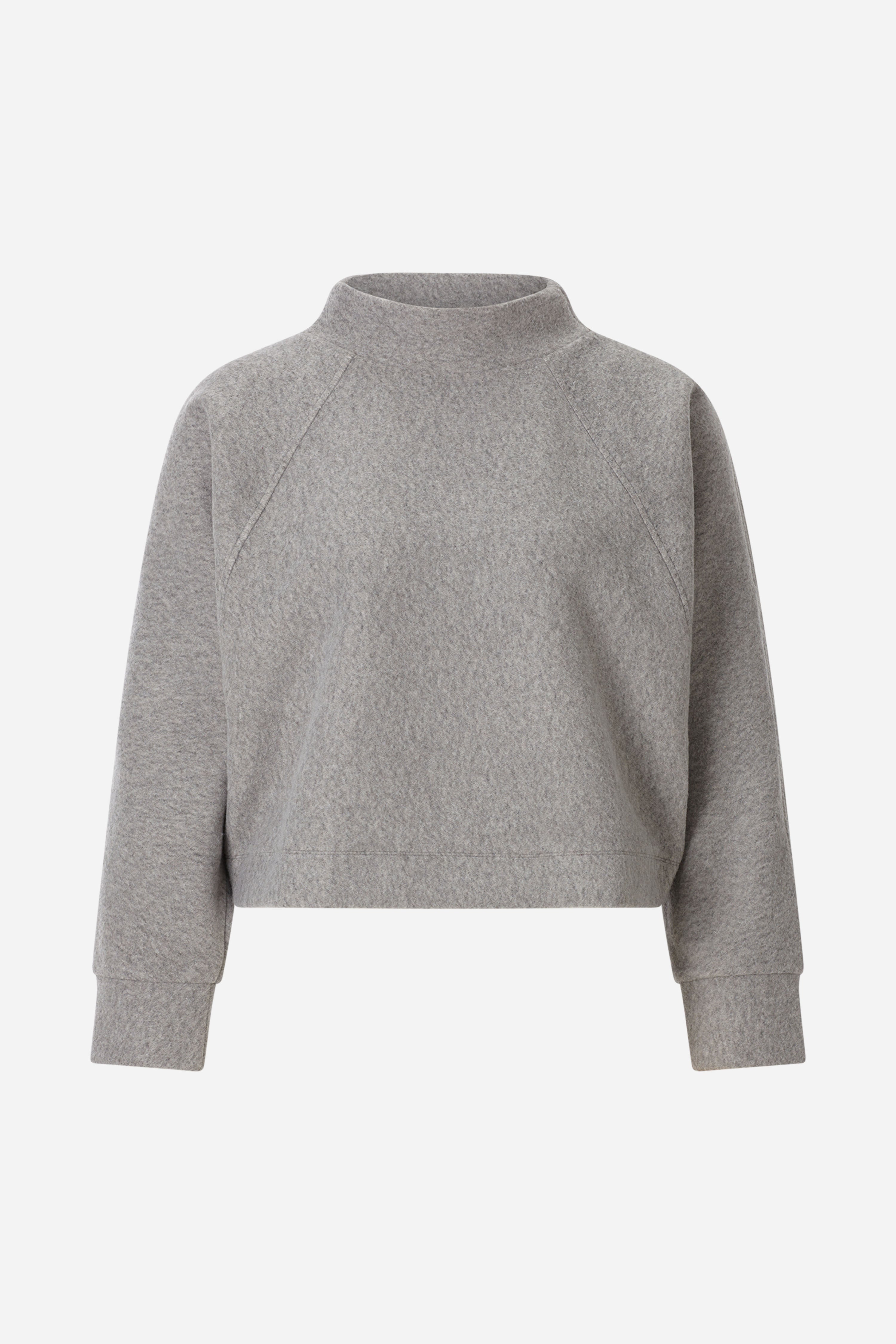 Cropped Sweatshirt mit Stehkragen-Rich & Royal
