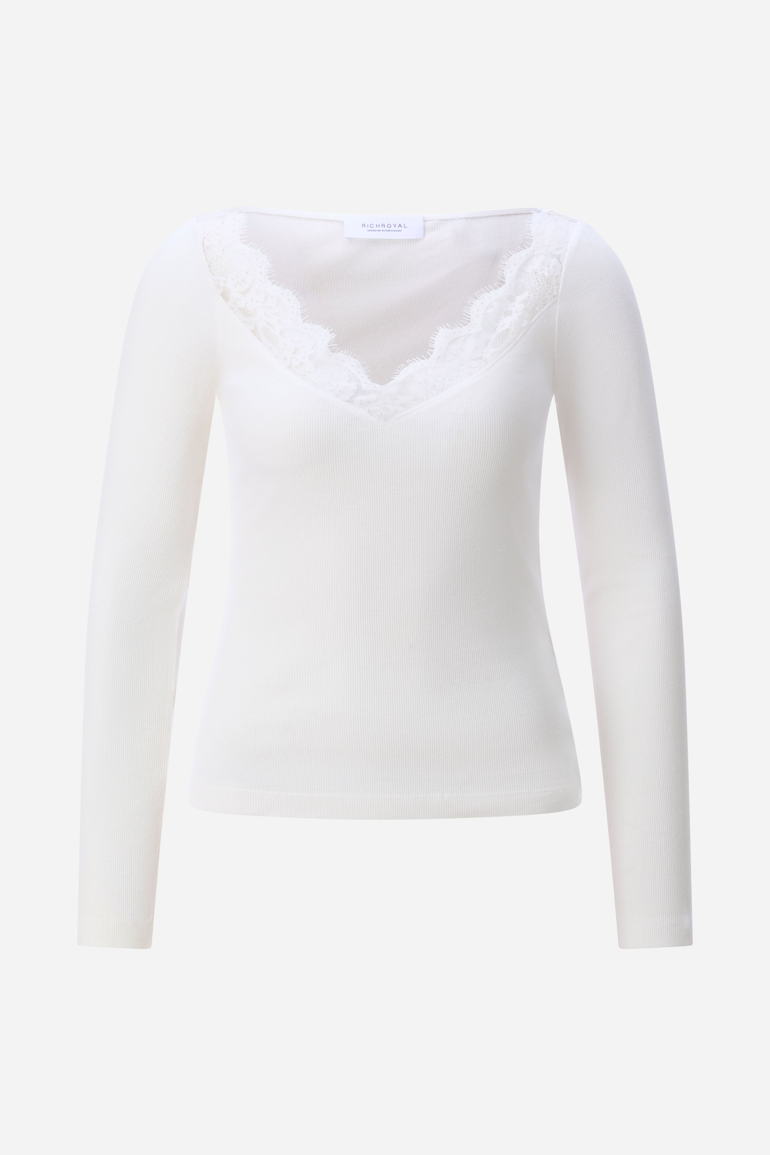 Longsleeve mit Spitze-Rich & Royal