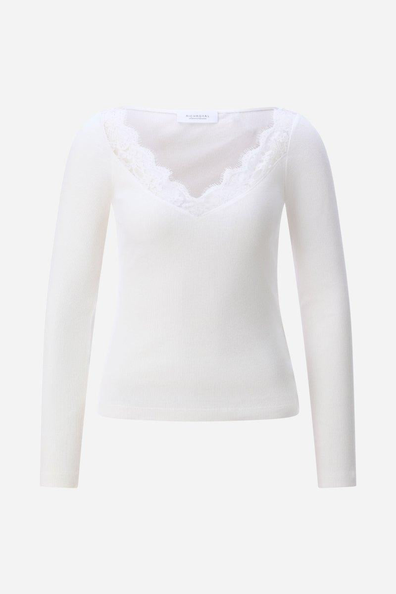 Longsleeve mit Spitze-Rich & Royal
