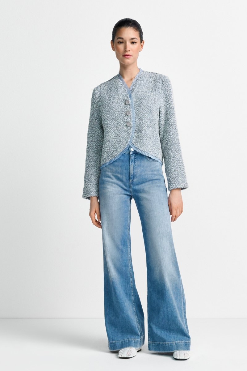 Hellblaue Jeans mit weitem Bein-Rich & Royal