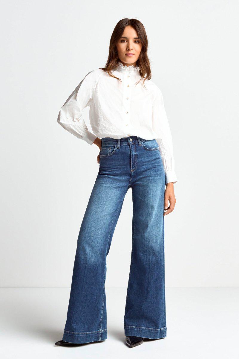 Eich & Royal Wide Leg Denim mit hoher Taille