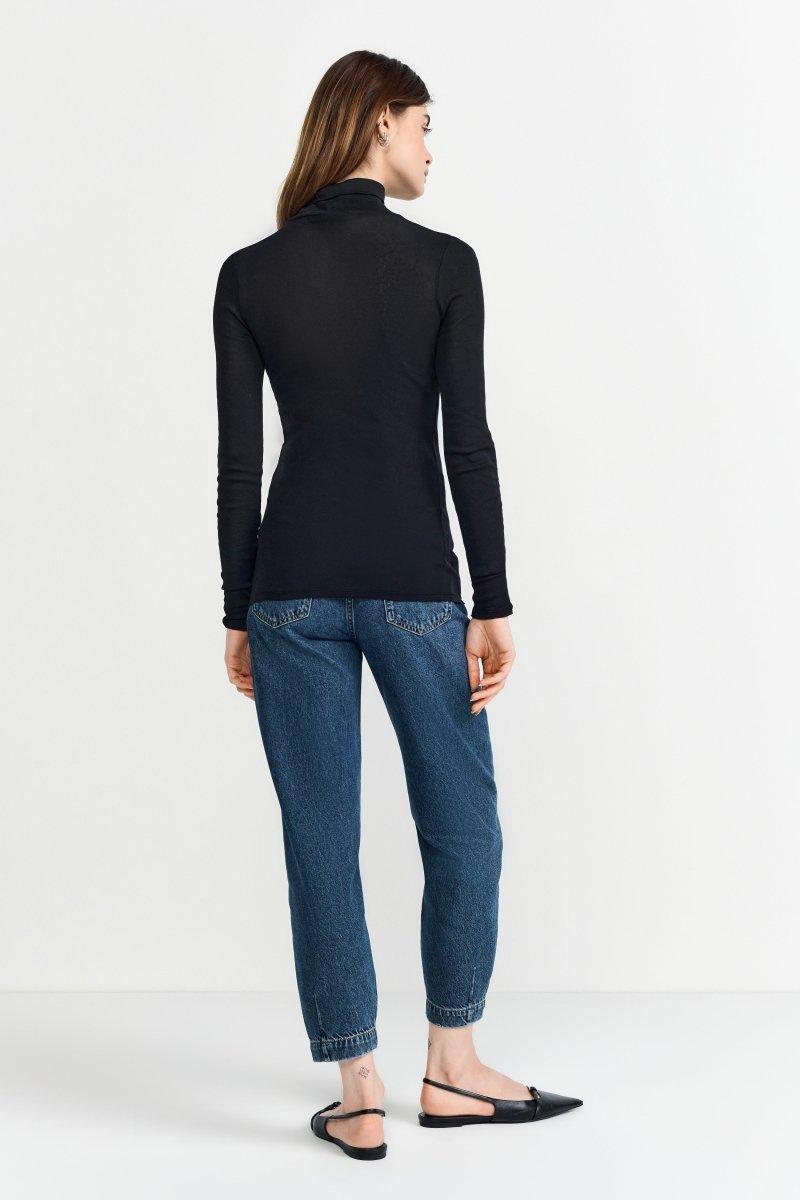 Langarmshirt mit Rollkragen-Rich & Royal