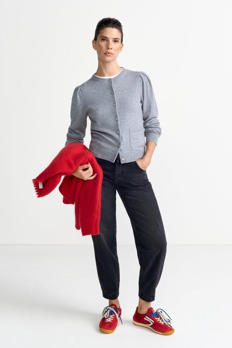 Schwarze Jeans im Slouchy Fit-Rich & Royal