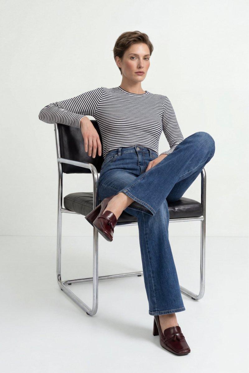 Gestreiftes Longsleeve-Rich & Royal