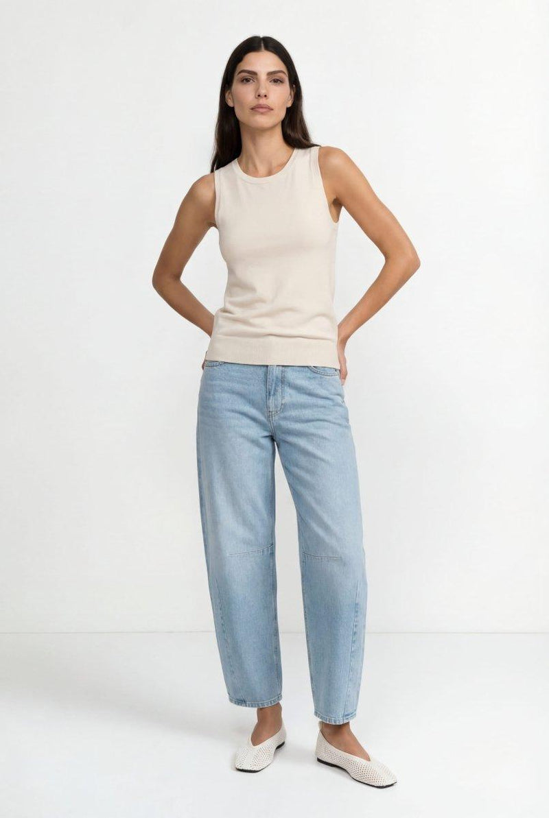 Ripp-Top mit Lyocell-Rich & Royal