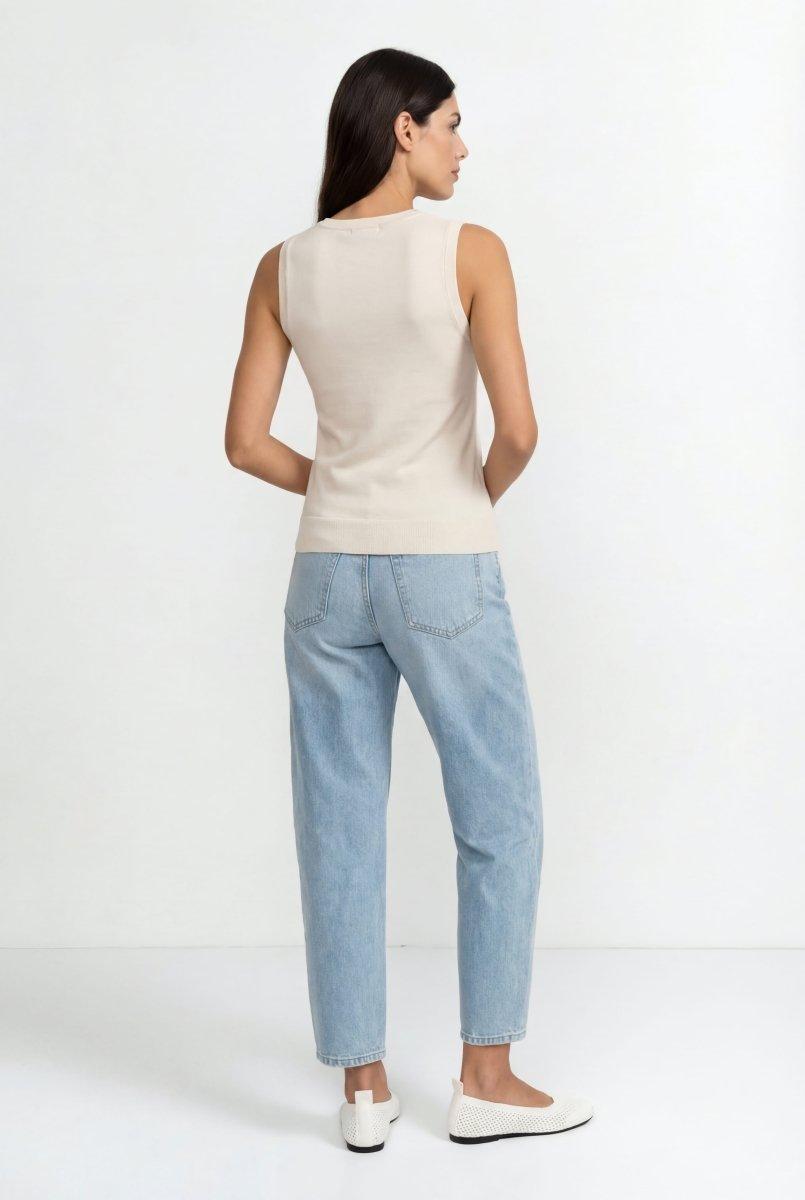 Ripp-Top mit Lyocell-Rich & Royal