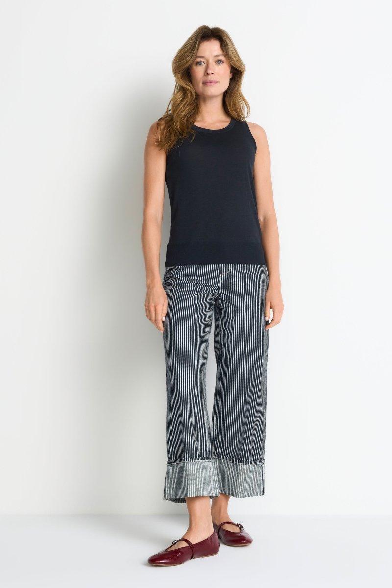 Ripp-Top mit Lyocell-Rich & Royal