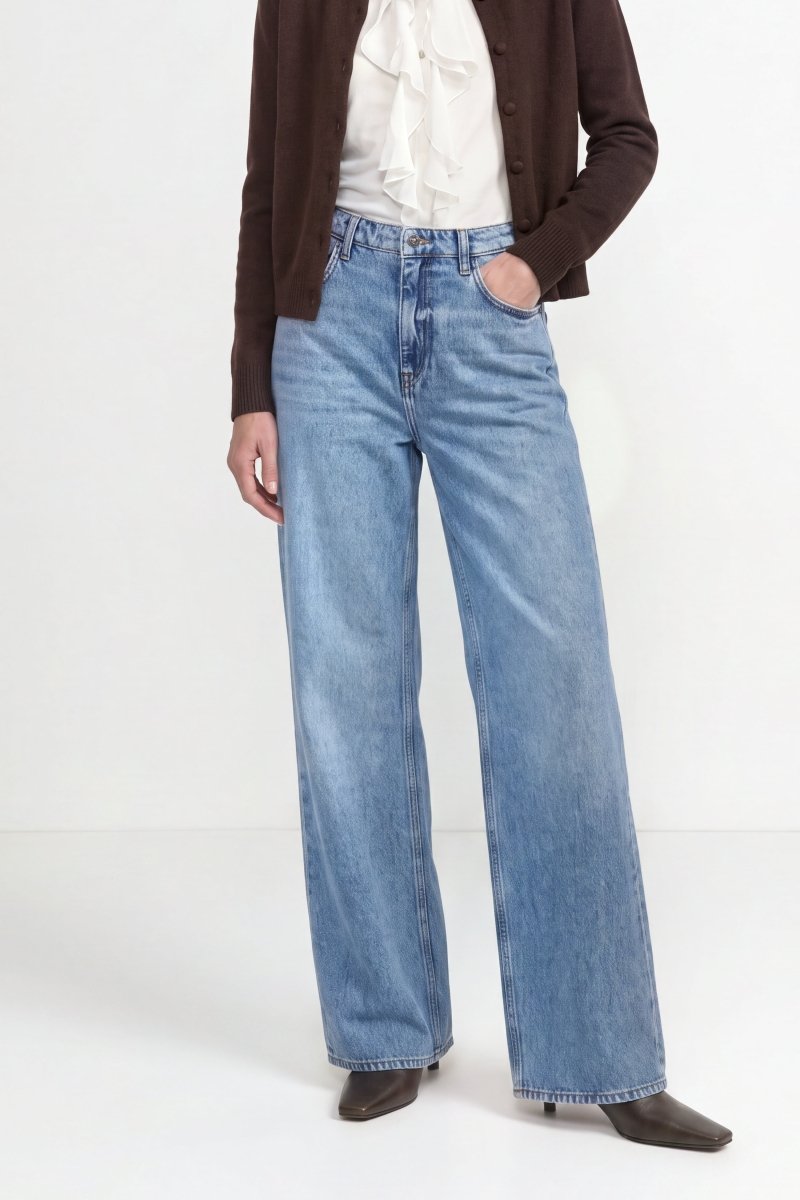 Hellblaue Jeans im Loose Fit-Rich & Royal