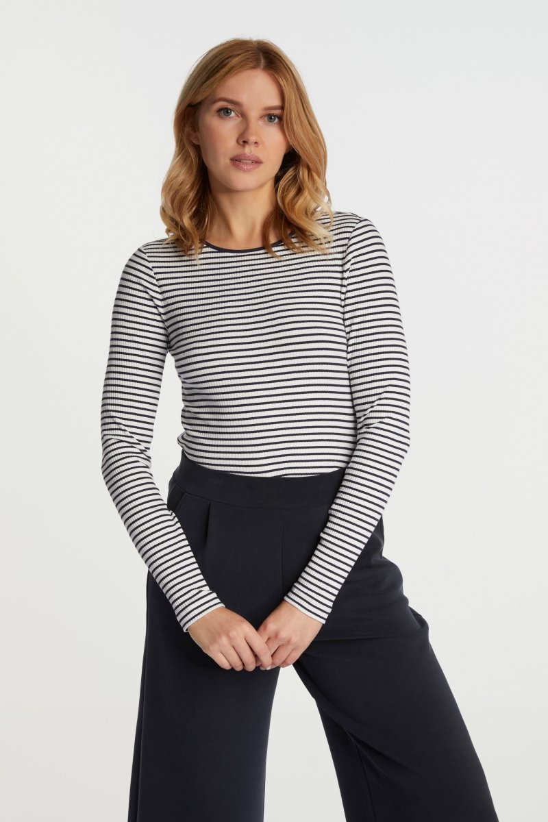 Rib-Longsleeve aus Bio-Baumwolle-Rich & Royal