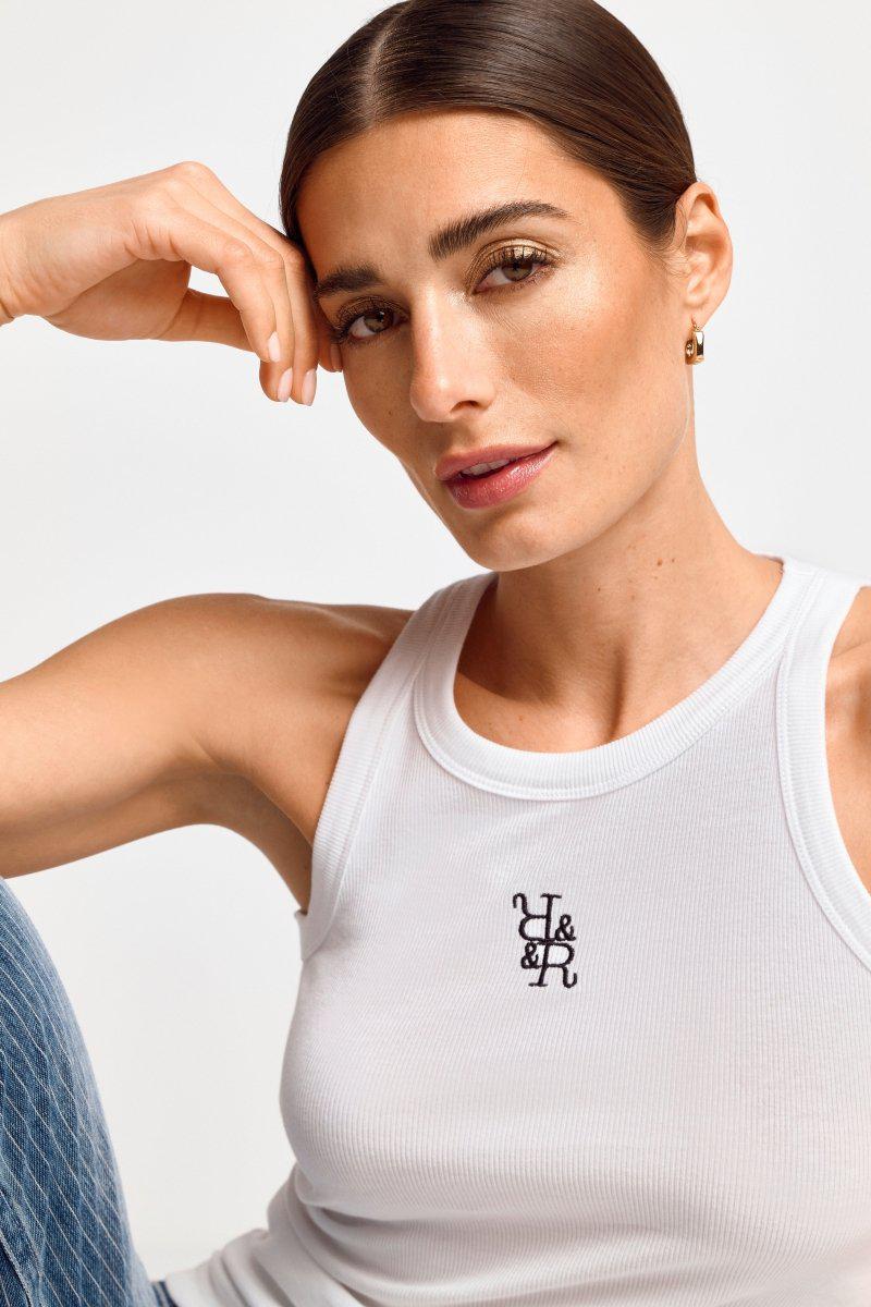 Eich & Royal Top mit Logostickerei